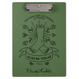 Frida Kahlo   Wings to Fly Clipboard