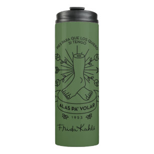 Frida Kahlo   Wings to Fly Thermal Tumbler