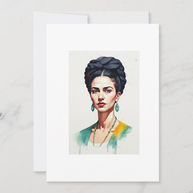 frida khalo invitation (Front)