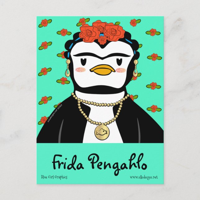 Frida Pengahlo Postcard (Front)