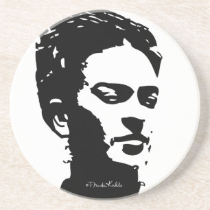 Frida Shadow Portrait Coaster