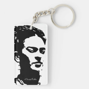 Frida Shadow Portrait Key Ring