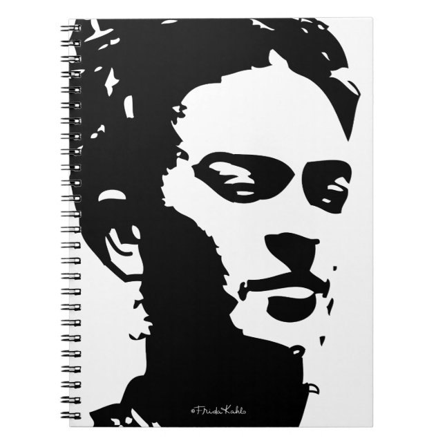 Frida Shadow Portrait Notebook (Front)
