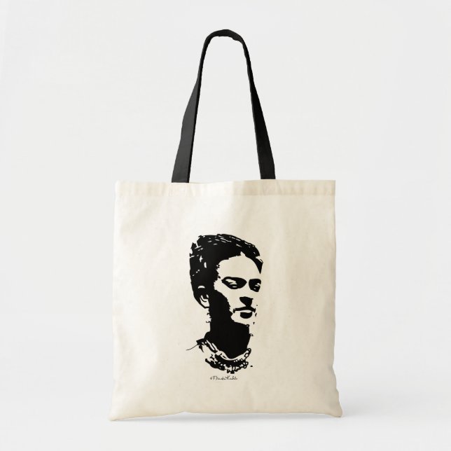 Frida Shadow Portrait Tote Bag (Front)
