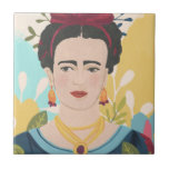 Frida's Garden Collection Ceramic Tile<br><div class="desc">Frida's Garden Collection by June Erica Vess</div>