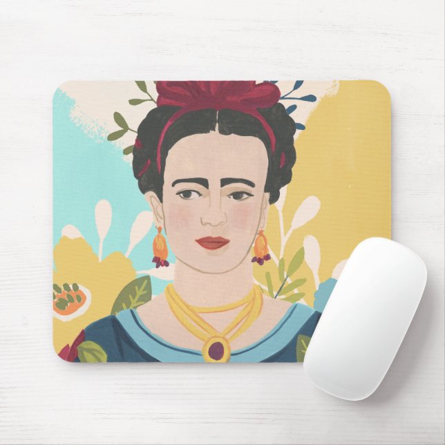 Frida's Garden Collection Mouse Pad (With Mouse)