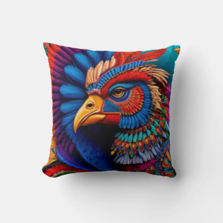 Frida's Rooster Art Cushion