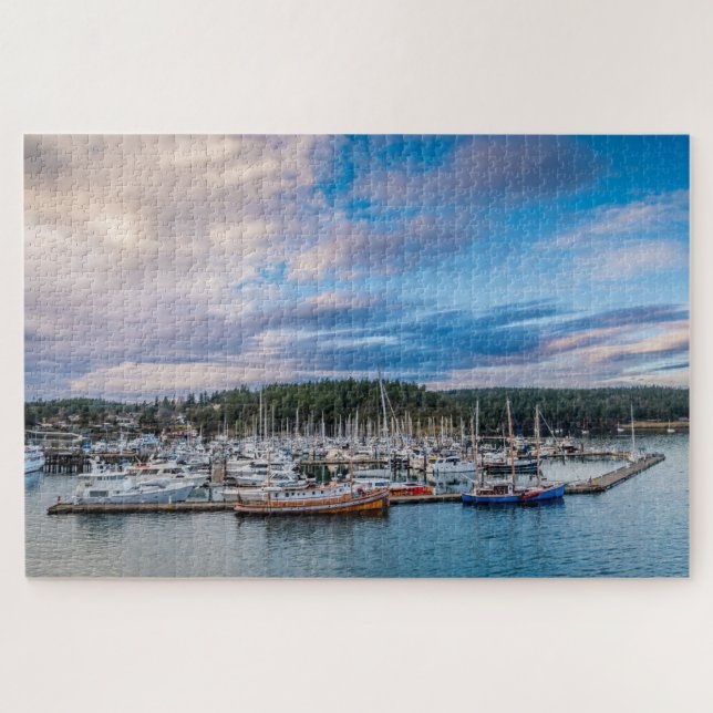 Friday Harbour San Juan Washington Jigsaw Puzzle (Horizontal)