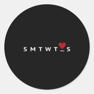 Friday Im In Love Classic Round Sticker