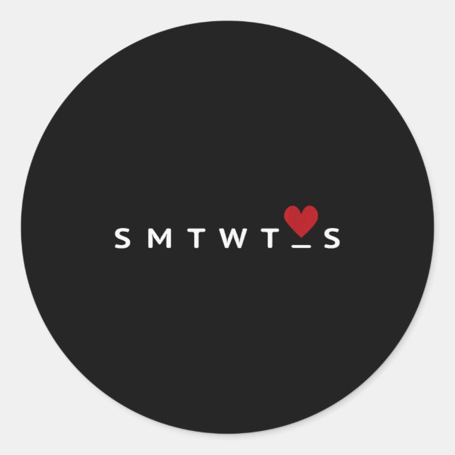Friday Im In Love  Classic Round Sticker (Front)