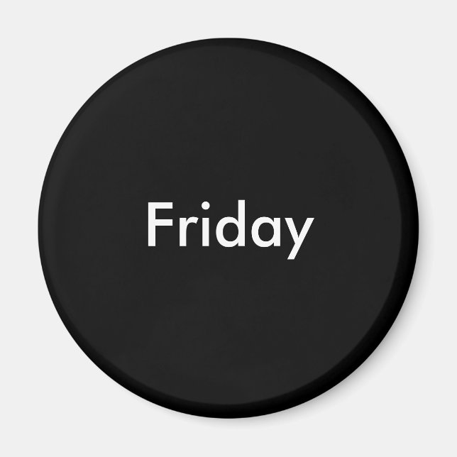 Friday magnet (Front)