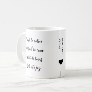 Friday Motivational Quote Modern Office Coffee Mug