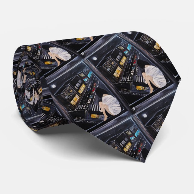 Friday Night Painting by Alfred Fox Tie (Rolled)