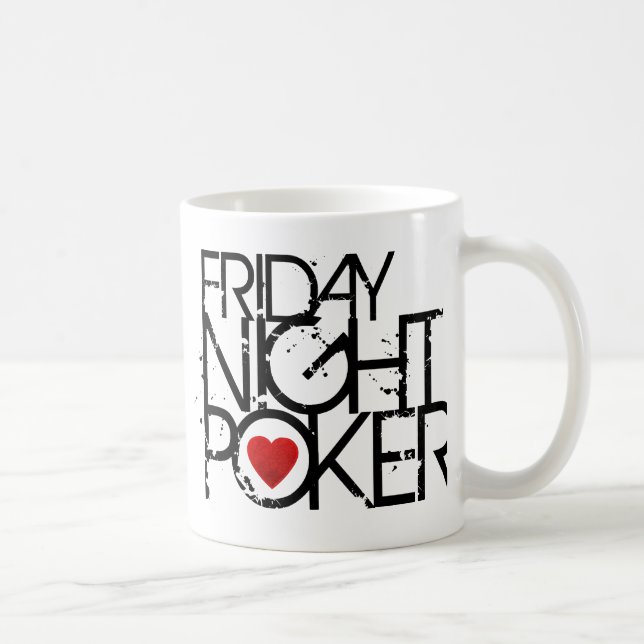 Friday Night Poker Coffee Mug (Right)