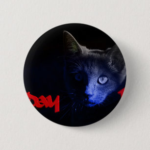 friday the 13th 6 cm round badge