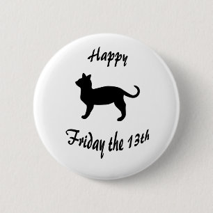 Friday The 13th 6 Cm Round Badge