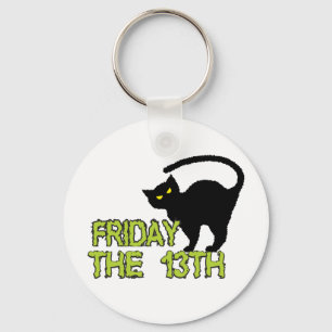 Friday The 13th - Bad Luck Day Superstition Key Ring