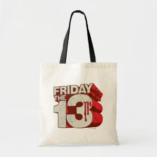 Friday the 13th Bleeding Stacked 3D Logo Tote Bag