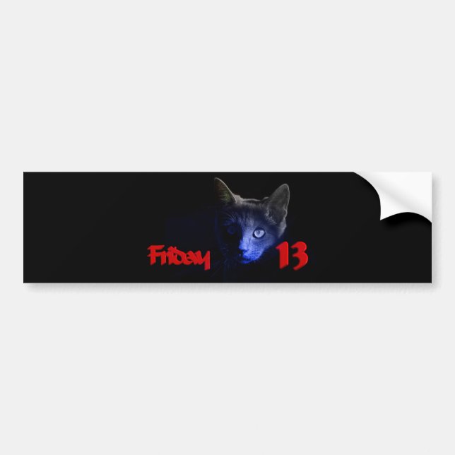 friday the 13th bumper sticker (Front)