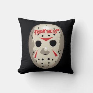 Friday the 13th   Hockey Mask Graphic Cushion