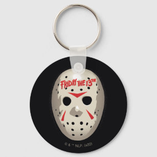 Friday the 13th   Hockey Mask Graphic Key Ring
