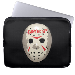Friday the 13th Hockey Mask Graphic Laptop Sleeve