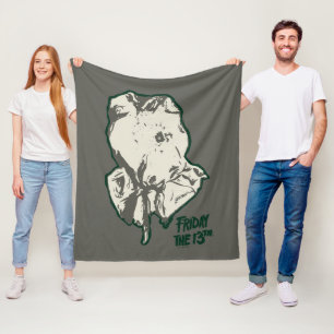 Friday the 13th   Jason Voorhees Burlap Sack Fleece Blanket