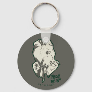 Friday the 13th   Jason Voorhees Burlap Sack Key Ring