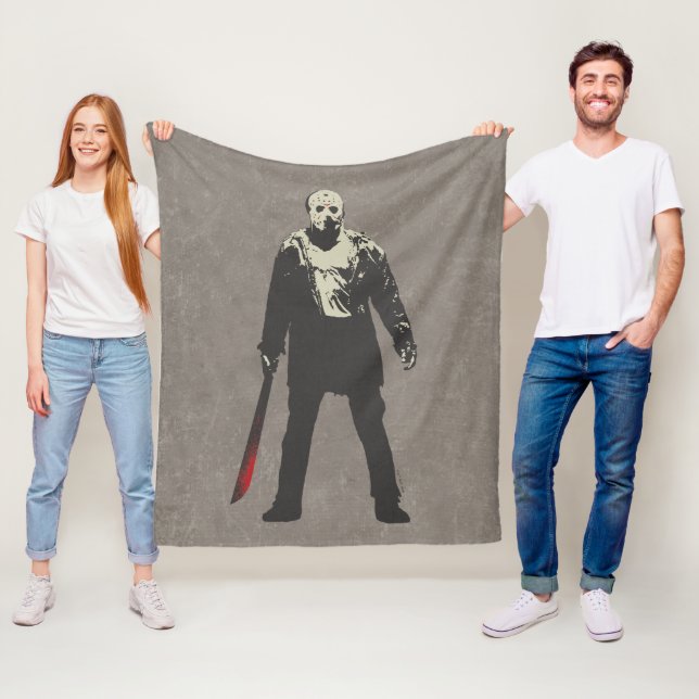 Friday the 13th | Jason Voorhees Character Art Fleece Blanket (In Situ)
