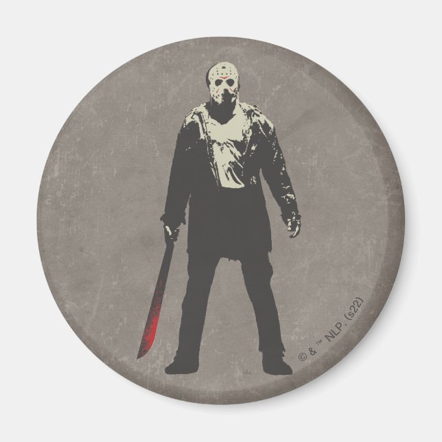 Friday the 13th | Jason Voorhees Character Art Magnet (Front)