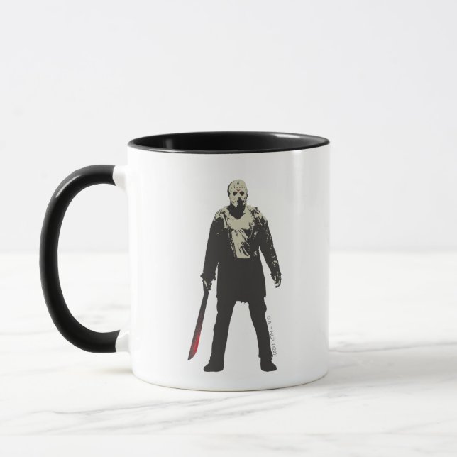 Friday the 13th | Jason Voorhees Character Art Mug (Left)