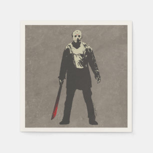 Friday the 13th   Jason Voorhees Character Art Napkin