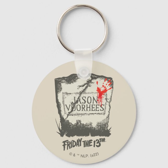 Friday the 13th | Jason Voorhees Headstone Key Ring (Front)