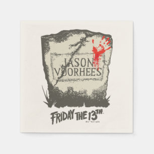 Friday the 13th   Jason Voorhees Headstone Napkin