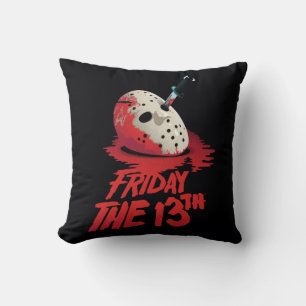 Friday the 13th Knife Through Hockey Mask Cushion