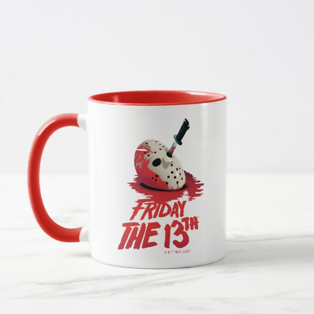 Friday the 13th | Knife Through Hockey Mask Mug (Left)