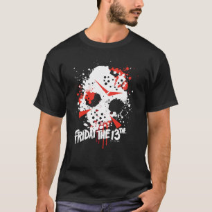 Friday the 13th   Paint Splatter Hockey Mask T-Shirt