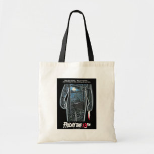 Friday the 13th   Silhouette Camp Theatrical Art Tote Bag