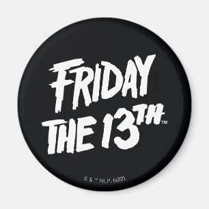 Friday the 13th Stacked Painted Logo Magnet