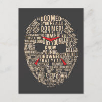 Friday the 13th | Typography Hockey Mask