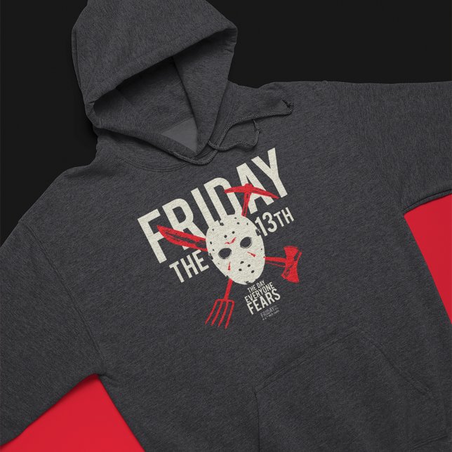 Friday the 13th | Weapons Cross Hockey Mask Hoodie (Creator Uploaded)