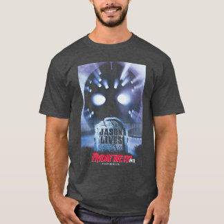 Fridayhe 13th Part 6 Jason Lives Main Poster Horro T-Shirt