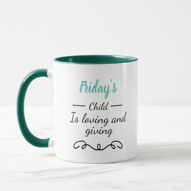 Friday's Child Mug (Left)
