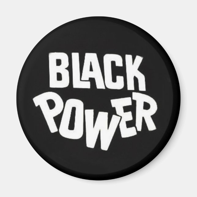 Fridge magnet (Black Power) (Front)