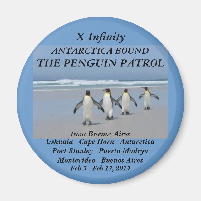 fridge magnet infinity 2013 penguin patrol (Front)