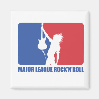 FRIDGE MAGNET - MAJOR LEAGUE ROCK'N'ROLL