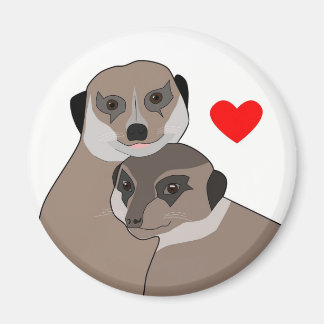 Fridge-Magnet "Meerkats in Love" Magnet