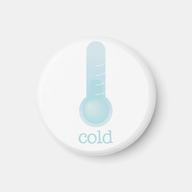 Fridge Weather - COLD Magnet (Front)