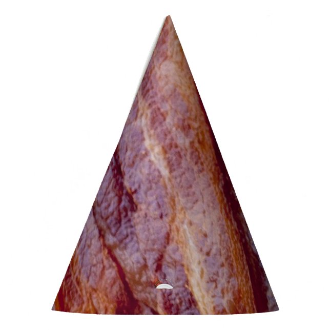 Fried bacon party hat (Left)