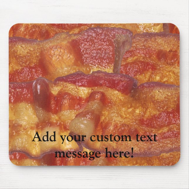Fried Bacon Strip Mouse Pad (Front)